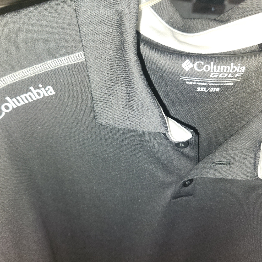 Columbia Black Performance Polo Shirt
